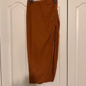 Free People Asymmetrical Skirt in Rust